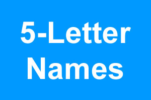 five letter names