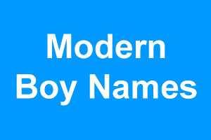 Contemporary boy names