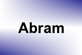 Abram name image