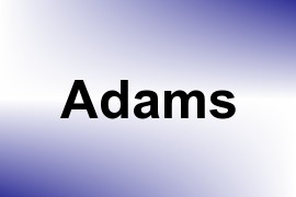 Adams name image