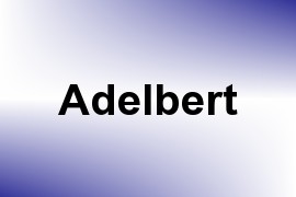 Adelbert name image