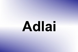 Adlai name image