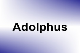 Adolphus name image