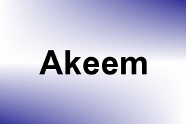 Akeem name image