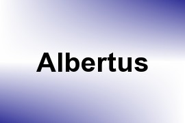 Albertus name image