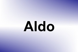 Aldo name image