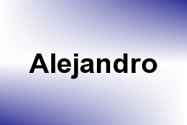 Alejandro name image