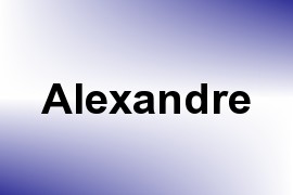 Alexandre name image