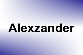 Alexzander name image