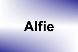 Alfie name image