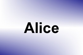 Alice name image
