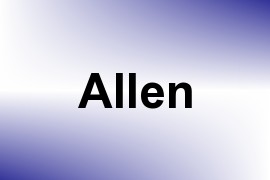 Allen name image