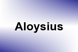 Aloysius name image