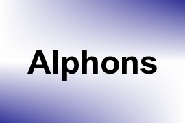 Alphons name image