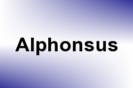 Alphonsus name image