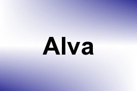 Alva name image