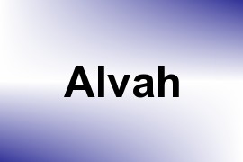 Alvah name image