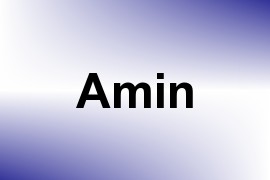 Amin name image