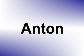 Anton name image