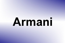 Armani name image