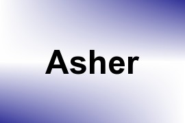 Asher name image