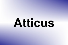 Atticus name image