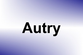 Autry name image