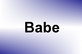 Babe name image