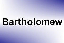 Bartholomew name image