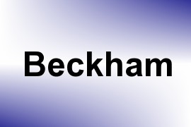 Beckham name image