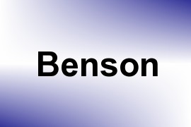 Benson name image