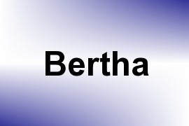 Bertha name image