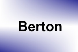 Berton name image