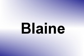 Blaine name image