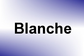 Blanche name image