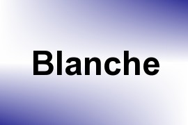 Blanche name image