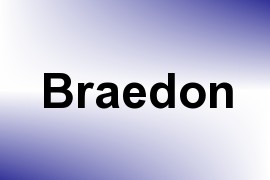 Braedon name image