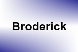 Broderick name image