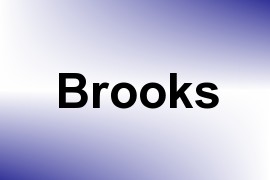 Brooks name image