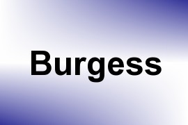 Burgess name image