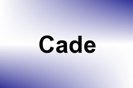 Cade name image