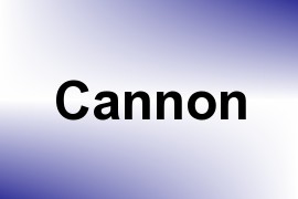 Cannon name image