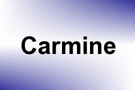 Carmine name image