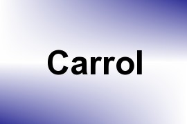 Carrol name image