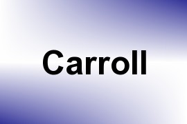Carroll name image