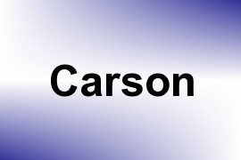 Carson name image