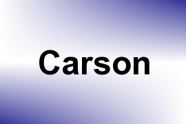 Carson name image