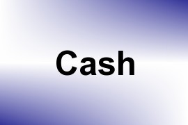 Cash name image