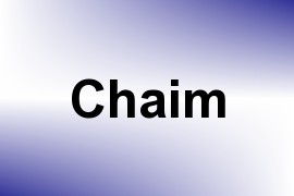 Chaim name image