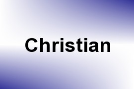 Christian name image